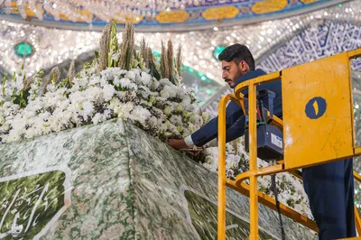 حرم مطهر علوی در آستانهٔ میلاد مولود کعبه