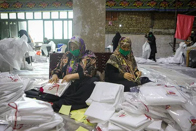 تولید «گان» برای پرستاران و کادردرمانی بیماران کرونایی
