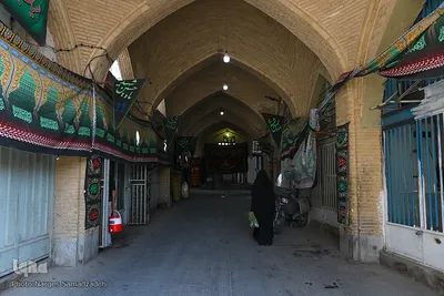 اصفهان سیاه‌پوش عزای حسین (ع)