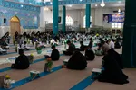 آیین جزء‌خوانی قرآن در امامزاده نرمی دولت‌آباد