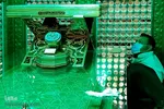 آئین وداع با پیکر شهید عبدالله اسکندری در حرم شاهچراغ(ع)