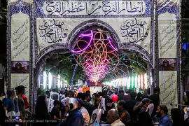 آذین بندی معابر به مناسبت نیمه شعبان- تهران
