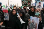 مراسم تشییع پیکر مطهر روحانی شهید مدافع امنیت در شیراز