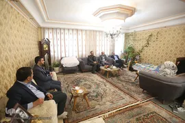 دیدار رییس جهاددانشگاهی با خانواده شهیدان مرتضی و قربان علی جابری