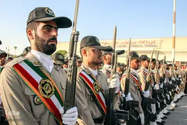 مراسم بدرقه شهید ۴ساله حادثه تروریستی اهواز
