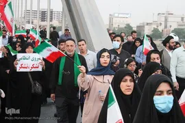 اجتماع مردم اهواز در محکومیت هنجارشکنی‌های اخیر