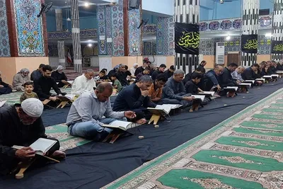 ترتیل خوانی قرآن کریم مسجد جامع الهدی حمیدیه 