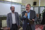 دیدارعوامل اجرایی سی و هشتمین جشنواره ملی قرآن با پدر شهید آیت‌الله آل‌هاشم‎