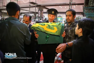 مراسم بزرگداشت چهلمین روز خاکسپاری مقام معظم رهبری در اهواز عکاس محمد محمدعلی پور