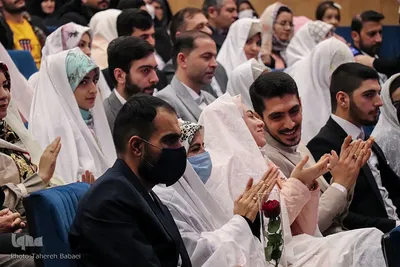 جشن حضرت زهرا و عقد 60 زوج در همدان‎‎