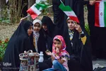اجتماع دختران مهدوی در گذر چهارباغ اصفهان