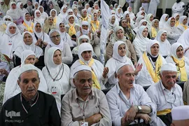 دیدار صمیمی سرپرست حجاج ایرانی با زائران کشورمان در مکه مکرمه