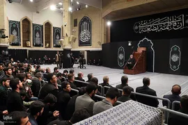 اولین شب مراسم عزاداری حضرت فاطمه‌زهرا سلام‌الله‌علیها در حسینیه امام خمینی(ره)
