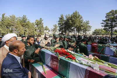 استقبال از 9 شهیدگمنام دوران دفاع مقدس ـ شيراز