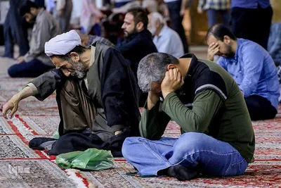 حرم شاهچراغ(ع) در سوگ جوادالائمه(ع)‎‎