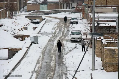 بارش اولین برف زمستانی در اراک