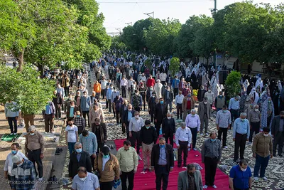 اقامه نماز عید فطر در قزوین‎