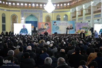 مراسم اربعین شهید سپهبد حاج قاسم سلیمانی و همرزمان شهیدش در تبریز
