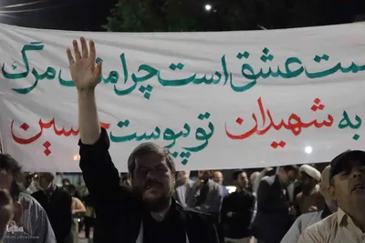 تجمع مردمی محکومیت تجاوز آمریکا به کشور در تبریز