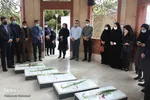 تجدید میثاق جهادگران جهاددانشگاهی خراسان‌جنوبی با شهدا