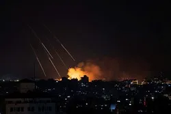 La bande de Gaza bombardée par l'aviation du régime sioniste