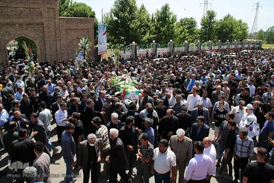 تشییع و تدفین پیکر مطهر استوار دوم شهید "مهدی برزگر" در اهر