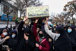 استقبال و خاکسپاری از شهدا گمنام در خراسان شمالی