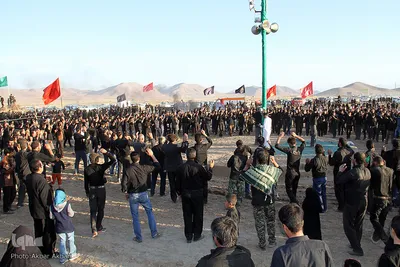آیین تعزیه خوانی روز عاشورا در وردنجان