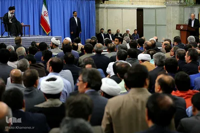 دیدار جمعی از اساتید دانشگاه‌ها با رهبرمعظم انقلاب