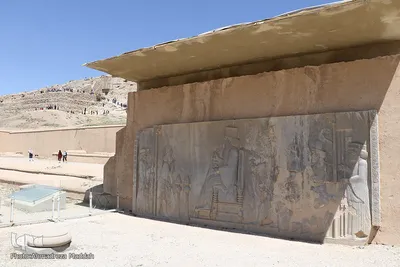 بازدید مسافرین نوروزی از مجموعه جهانی تخت جمشید‎‎