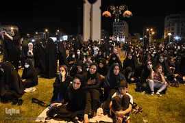 آیین عزاداری شب ششم محرم مسجد امام حسین(ع) سمنان