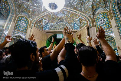 تجمع هیئات مذهبی در جوار سیدالکریم مسلمیه
