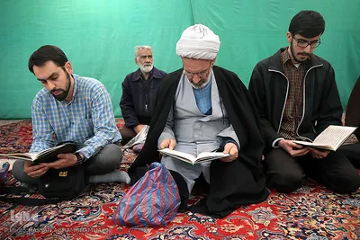 مراسم چهلمین روز درگذشت مرحوم آیت الله ابراهیم خسروشاهی 