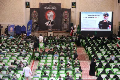 مراسم گرامیداشت نخستین سالگرد شهادت سردار سرلشکر پاسدار غلامحسین غیب‌پرور در شیراز