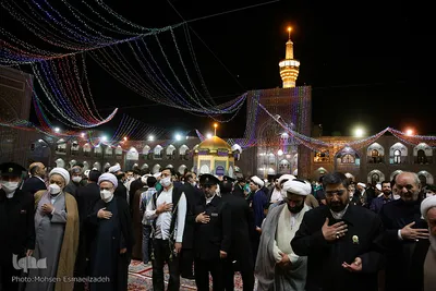 مراسم "شکرانه بازگشایی حرم مطهر رضوی"
