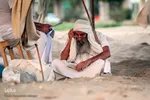 مراسم غسل تعمید منداییان در کنار رودخانه کارون