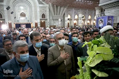 مراسم تجدید میثاق دانشگاهیان با آرمان‌های امام خمینی (ره)و رهبر معظم انقلاب
