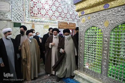 رونمایی از ضریح جدید امامزاده سیدحمزه (ع) تبریز‎‎
