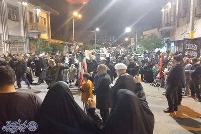 سی اُمین شب اجتماع و راهپیمایی مردم بابلسر