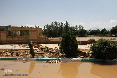 شهر یزد بعد از بارندگی شب گذشته و غافلگیری مدیریت شهری‎‎