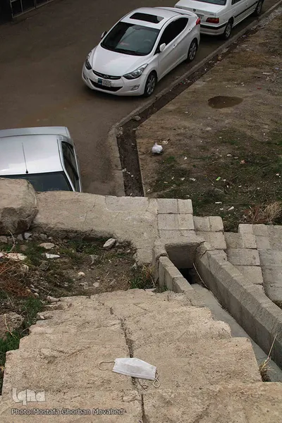 رهاسازی ماسک‌ها و دستکش‌ها در معابر شهر اهر