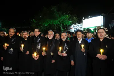 شام غریبان امام حسین(ع) در حرم رضوی