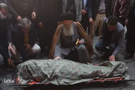 مراسم تشییع استاد سید عبدالله انوار
