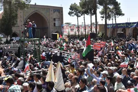 استقبال پرشور مردم سمنان از رئیس جمهور