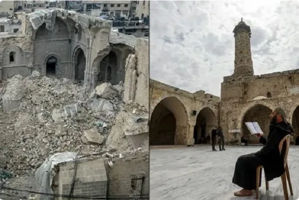 Gazze’deki Büyük Ömeri caminin inşaaat çalışmaları başladı