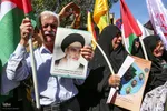 راهپیمایی روز جهانی قدس و تشییع شهیدالقدس «علی آقابابایی» در قزوین