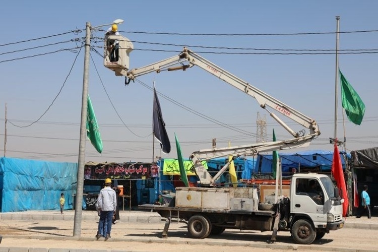 پایداری کامل شبکه برق البرز  برای خدمت‌رسانی به مواکب زائران رهبر شهید