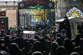 تشییع 280 شهید گمنام همزمان با سالروز شهادت حضرت زهرا در کشور