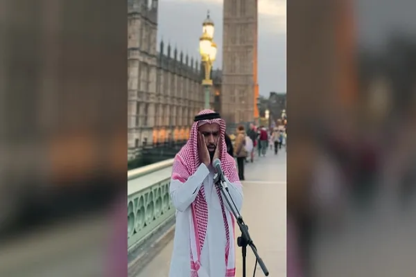İngiliz vatandaşı Gazze şehitleriyle dayanışma için ezan okudu