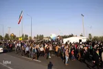 استقبال از شهيد مدافع حرم در سمنان